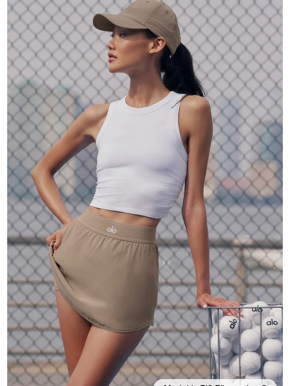 ALO Match Point Skirt In Gravel🤎 Sold Out